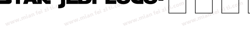 Star Jedi Logo字体转换